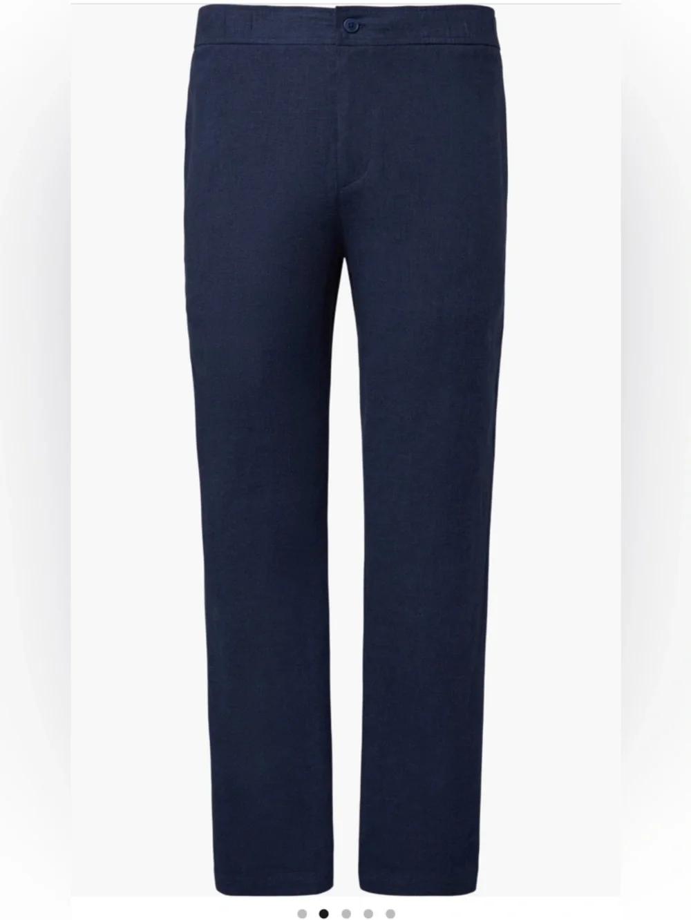 Onia men’s button front elastic linen pant